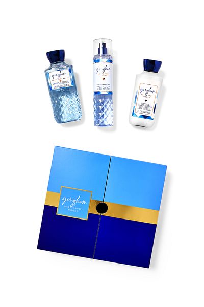 Bath & Body Works Gingham Gift Box Set