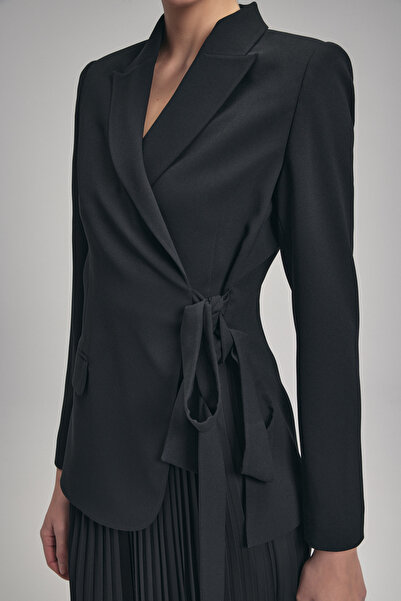 adL Pliseli Ceket Elbise