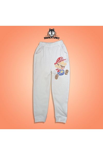 MarkaTurko Mario Bros εμπριμέ unisex Special Design Βαμβακερή παιδική φόρμα 2405-B86
