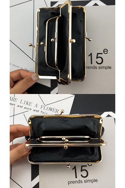 rinkadoll New Design Soft Genuine Leather Small Clip Multi-Useful Wallet