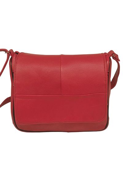 stevis leathra Genuine Leather Women's Postman Side Hanging Crossbody Bag