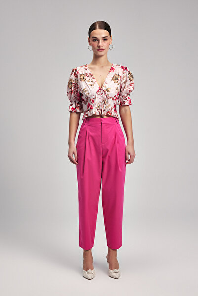 adL Pileli Chino Pantolon Fusya 15343539000