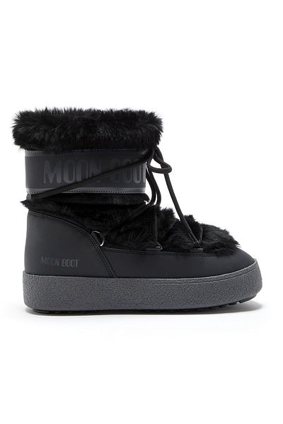 MOON BOOT Women / Girls Boots (Kar) 80D2450130-N001 Ltrack Faux Fur Black