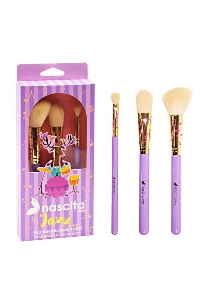 nascita Jazz 3'lü Makyaj Fırça Seti - 146