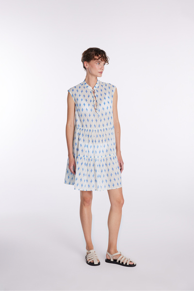 adL Desenli Mini Elbise