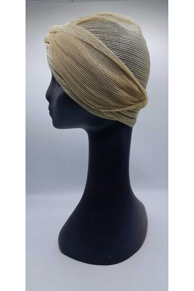 Differenza Gold Glitter Wrapped Bonnet