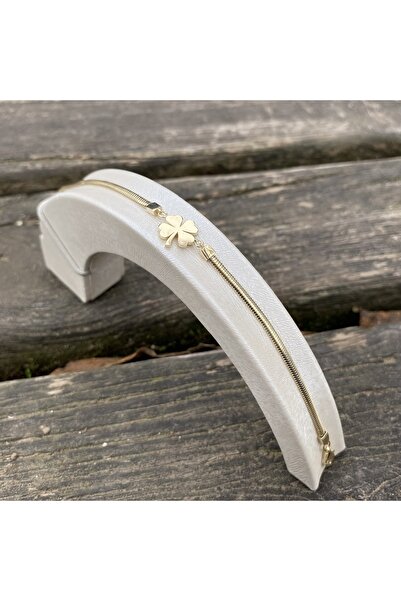 DİLEK KUYUMCULUK Yonca altın bileklik