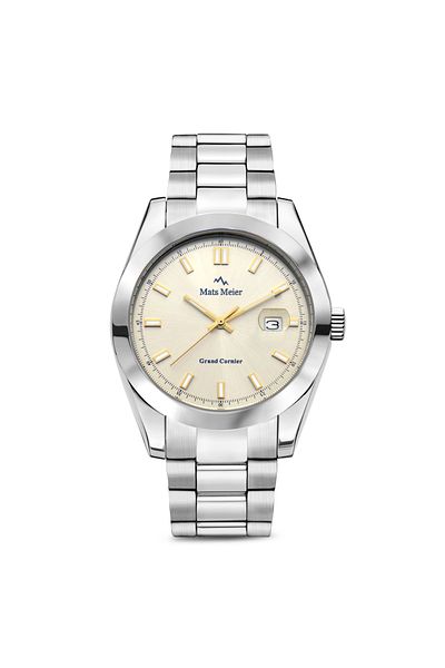 Mats Meier Grand Cornier Herren Uhr Silber Mm00519