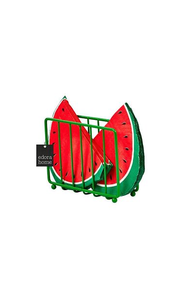 Edora Home Green Lattice Napkin Holder - Metal Pasl, Decorative and Gift, Cafe Cafe Restaurant Hotel