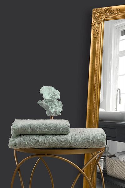 VAROL Πετσέτα μπάνιου Jacquard 100% βαμβακερή 90x150cm