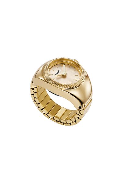 Fossil Watch Ring Damen Ringuhr Gold Es5246