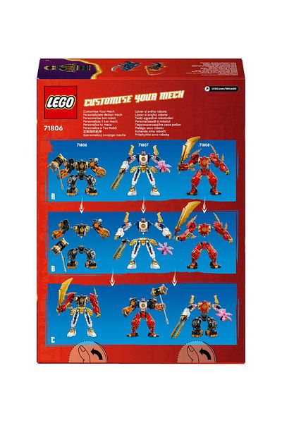 LEGO NINJAGO Cole's Elemental Earth Mech Building Set 71806 - 235 Pieces