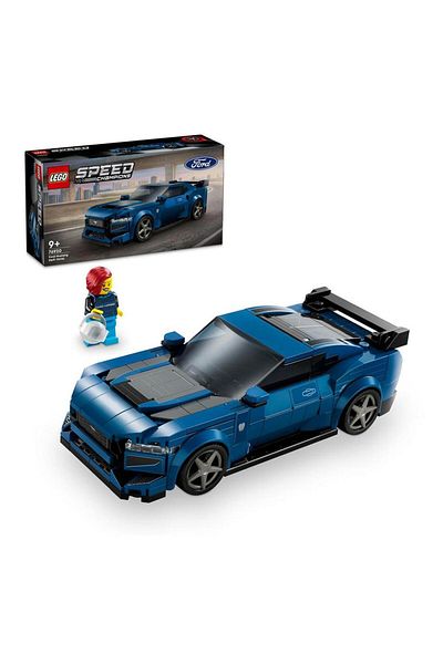 LEGO Speed Champions Ford Mustang Dark Horse Sports Car 76920 -344pc Collector Sports Car Minifigure