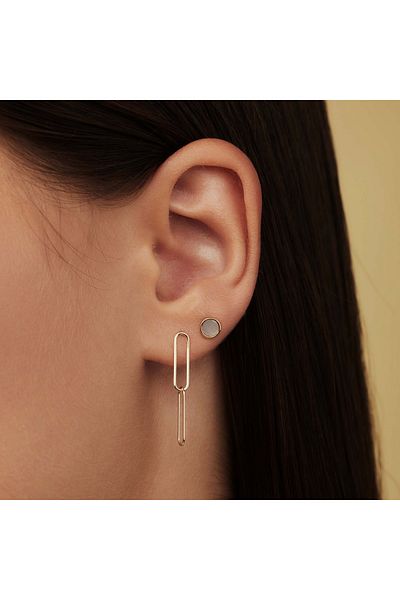 Isabel Bernard Cadeau D'isabel 14 Karat Geschenkset, Ohrringe, Ohrhänger, Ohrknöpfe
