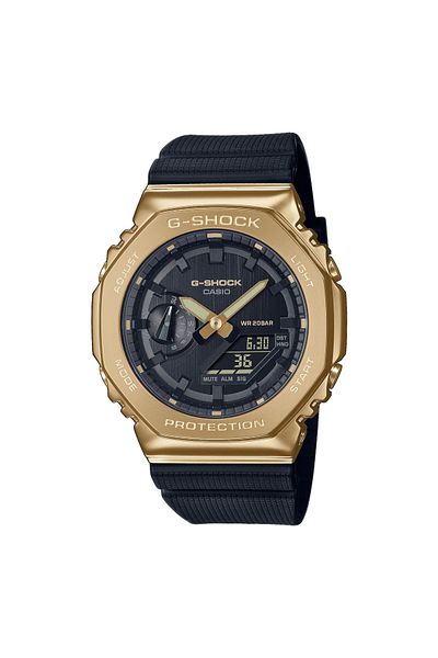 G-SHOCK Klassische Herren-Hybrid-Smartwatch, Schwarz, GM-2100G-1A9ER