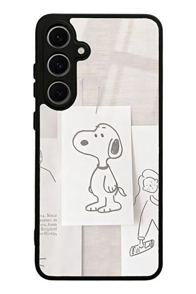 Spoyi Samsung S24 FE Snoppy Tasarımlı Glossy Telefon Kılıfı