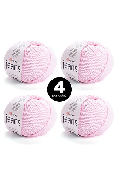 Yarnart Νούμερο 18 Jean Knitting Rope - Πακέτο 4