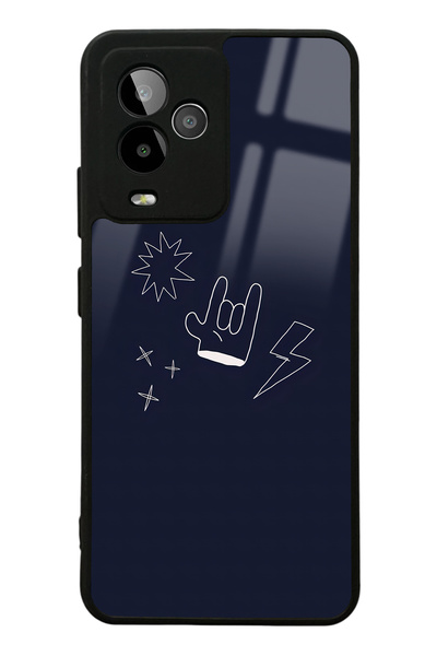 Spoyi GM 24 Pro Doodle Punk Tasarımlı Glossy Telefon Kılıfı