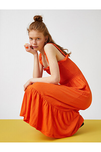 Koton فستان ماكسي كشكش