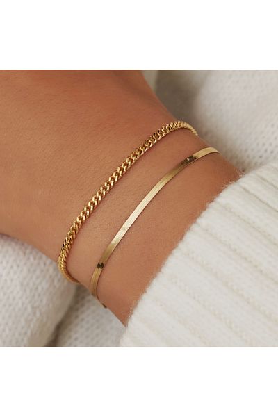 Isabel Bernard Cadeau D'isabel 14 Karat | Goldarmband Geschenksets Ib90138