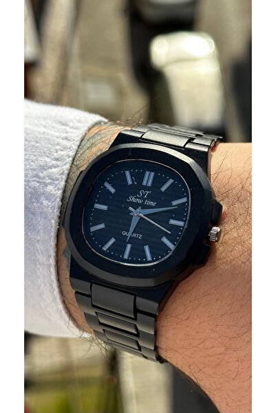 Show Time Stainless Steel Men's Wrist Watch