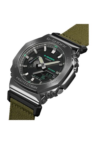 G-SHOCK Klassische Herrenuhr Grün GM-2100CB-3AER