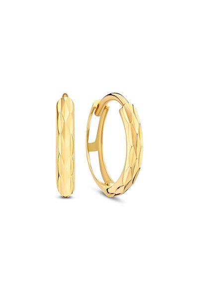 Beloro Jewels La Rinascente Emma Creolen aus 9 Karat Gold (9 mm) BO360072