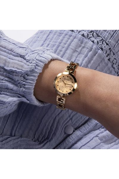 Guess Damen Uhr Gold Gw0549l2