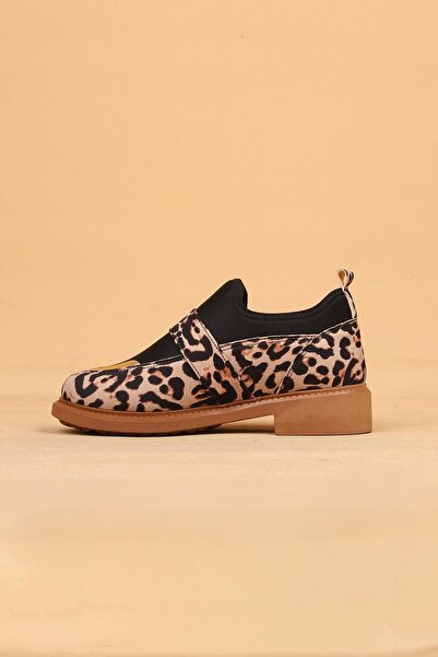 layki Reya Leopard Patterned Winter Walking Παπούτσια με γούνα στο εσωτερικό