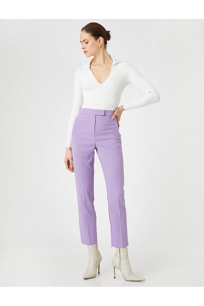 Koton Cigarette Fabric Trousers with Pocket Detail