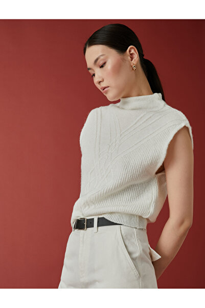 Koton Strickpullover mit Rollkragen