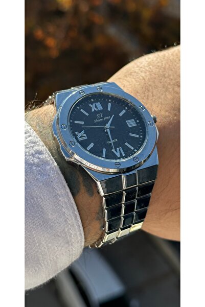Show Time Stainless Steel Men's Wrist Watch