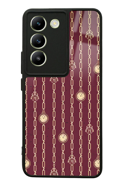 Spoyi غلاف هاتف لامع بتصميم ورق جدران Vivo V30 Lite Peaky Blinders