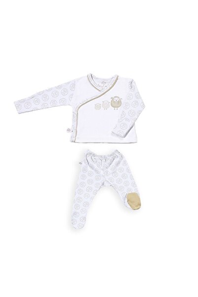 tinylamb Lamb Unisex Newborn 12 Piece Hospital Discharge Set Baby Clothing Set with Pleated Toys