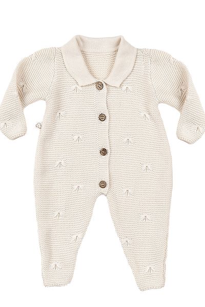 tinylamb Premium Unisex 5 Piece Baby Special Knitted Knitwear Hospital Discharge Set with Overalls and Blanket - 0-3 Months