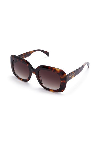 Isabel Bernard La Villette Rive Braun Tortoise Quadratisch Sonnenbrille Ib400003-14-14