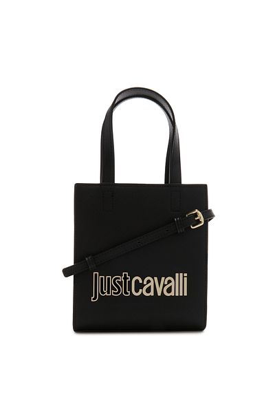 Just Cavalli Metal Damen Handtasche Schwarz 75ra4bb1-zs766-899