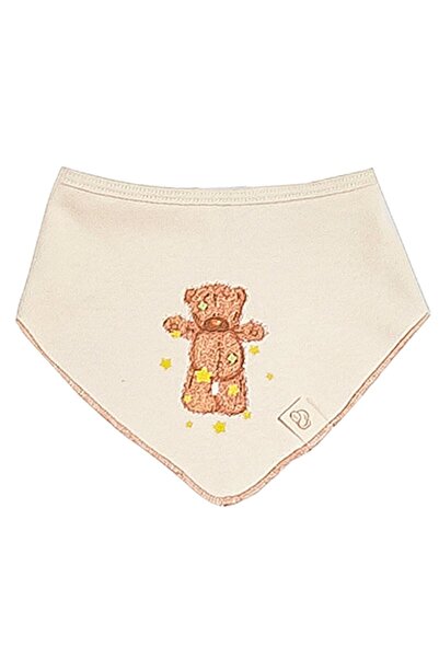 tinylamb Fluffy Bear 4 Piece Unisex Baby Short Sleeve Cotton Bodysuit Pajamas Beanie Bandana Mini Newborn Set