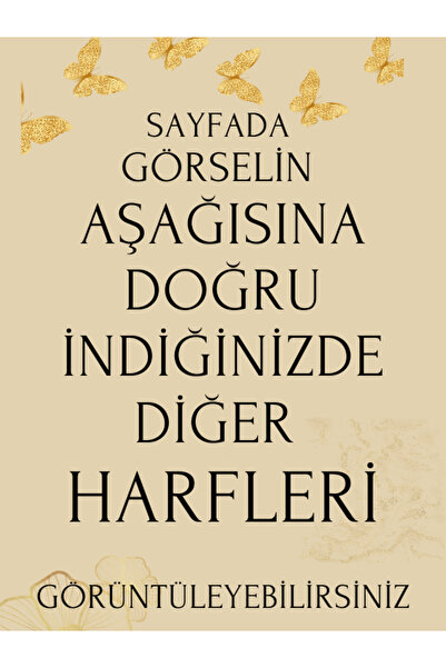 Trendy Butik A Harfli Yaşam Bileklik Kombini