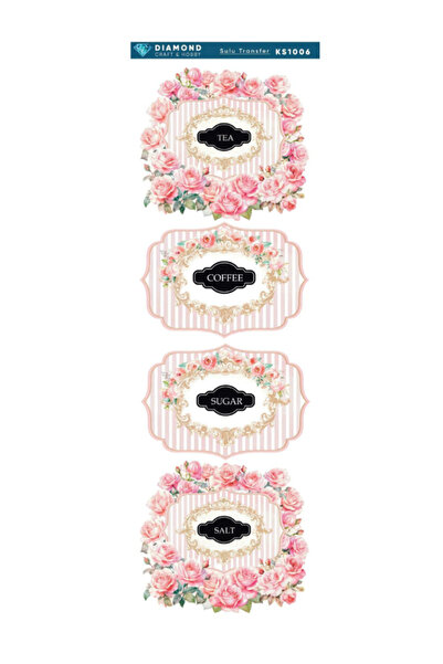 Buhobi ورق نقل مائي من ديماوند KS1006 مقاس 10x30 سم