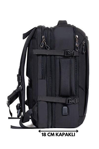 Case Club Su Geçirmez Oxford Kumaş Ortopedik ve Fonksiyonel Çanta (Notebook 15.6 inç) (Tablet 10 inç) Bölme