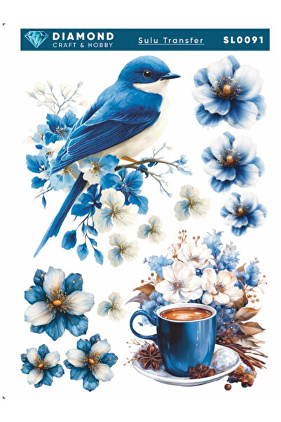 Buhobi Dimaond Sulu Transfer Kağıdı SL0091 25x35cm