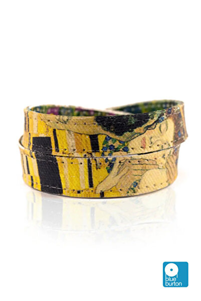 BlueBurton Öpücük Kadın Bileklik, Gustav Klimt, The Kiss, Sanat Bilekliği