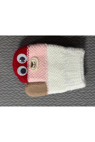 Kitti Girl's Gloves Baby Gloves Flexible Gloves with Angora Playing Eyes 1-3 Years