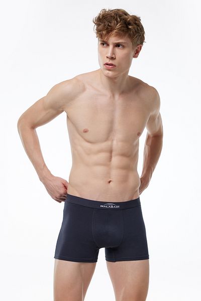 Malabadi Ανδρικό Smoked 2 Pack Cotton Elastane Boxer 075