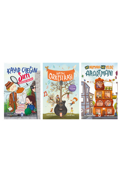 Timaş Çocuk 2. 3. 4. Sınıf Okuma Seti - Kayıp Çileğin Sırrı & Hayal Orkestras...