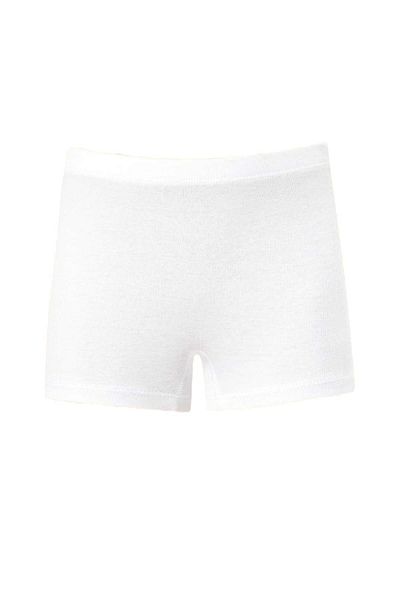 ERDEM İÇ GİYİM Boxeri cu nervuri pentru fete Erdem White - 4329