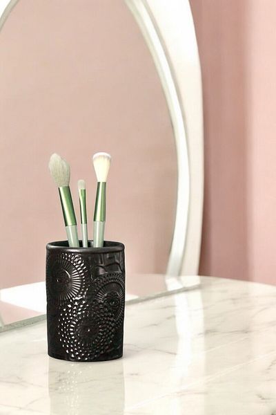 Evene Black Makeup Organizer - Brush Holder Organizer Model 12