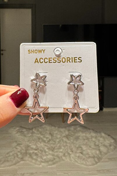 C&E Design Kadın Yıldız Sallantılı Küpe