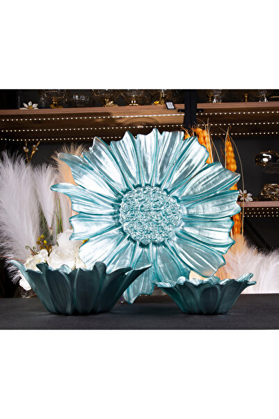 ARGKRİSTAL Set of 3 Decorative Plates and Bowls - for Stylish Presentation and Serving